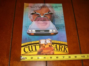 DELOREAN CUTTY SARK ORIGINAL AD 1982 - Bild 1 von 12