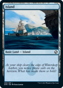MTG Island (268) NM-Mint Adventures in the Forgotten Realms - Picture 1 of 1