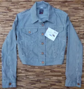 LEVI'S JEANS GIACCA DENIM DONNA JUNIOR XS GESSATO CROPPED NUOVA CON ETICHETTA NEGOZIO - Foto 1 di 5