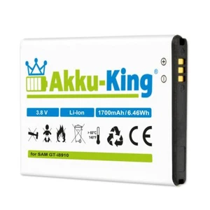 Akku für Samsung GT-I7680 A8 SCH-F859 GT-I8180C GT-B7732U GT-B7330C GT-I8910U - Bild 1 von 3