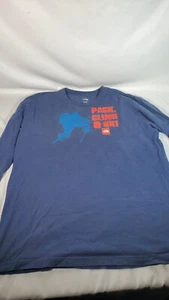 North Face Long Sleeve T Shirt Pack Climb & Ski Size Xl - Picture 1 of 10