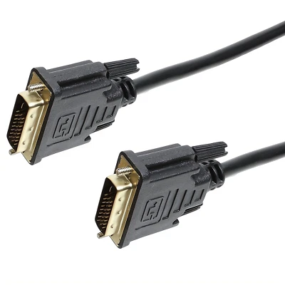 DVI Kabel FullHD Monitor Displaykabel DVI-D (24+1) DualLink max 2560x1600 1,5m - Bild 1 von 4