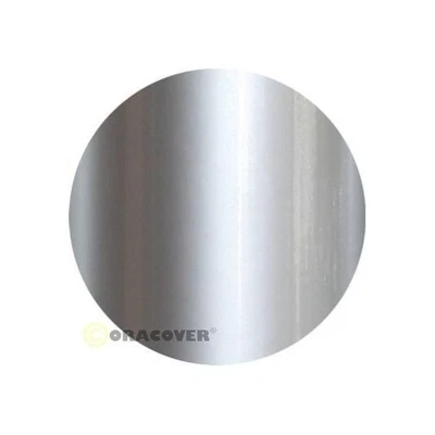 Oracover Easycoat ARGENTO 091, Rivestimento poliestere termoretraibile 2 mt. - Immagine 1 di 2