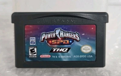 Power Rangers SPD Nintendo Gameboy Advance GBA DS Cartridge Tested OEM THQ - Image 1 of 3