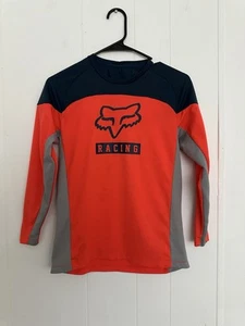 FOX Racing Logo DEFEND Long Sleeve Shirt Jersey BOYS L - Picture 1 of 5