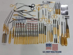 Rhinoplasty instruments Nose & Plastic Surgery Instruments set of 50 Pcs CE A+ - Picture 1 of 6