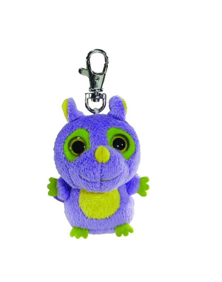 AURORA,Peluche porte clé YOOHOO et ses amis - Rhinocéros, , AUR12822 - Photo 1/1