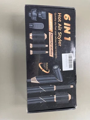 Secador de cabelo com difusor para cabelos cacheados, conjunto de escova de secador de cabelo iônico negativo, Ai - Imagem 1 de 3