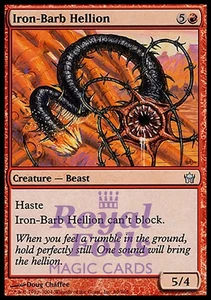 Iron-Barb Hellion 2x FOIL 5DN MTG Fifth Dawn Uncommon MINT red - Picture 1 of 1
