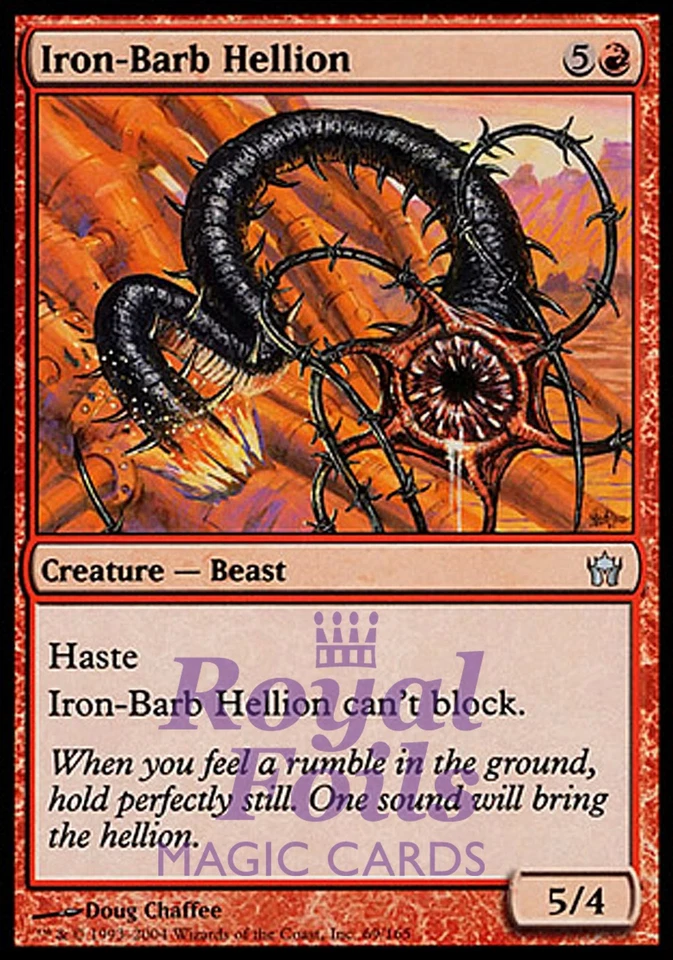 Iron-Barb Hellion 2x FOIL 5DN MTG Fifth Dawn Uncommon MINT red - Image 1 of 1