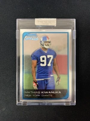 2006 Bowman Chrome Mathias Kiwanuka Uncirculated Rookies #/519 RC Rookie #250 - Image 1 of 2