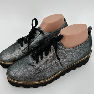 Shellys London jack Glitter Oxford platform NWT Euro Size 41 - Picture 1 of 9