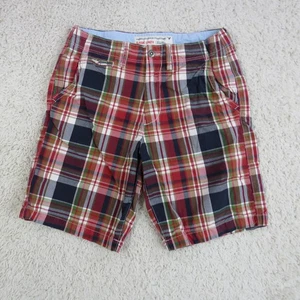 American Eagle Shorts Mens 32 Multicolor Plaid Classic Length Lightweight Cotton - Picture 1 of 11