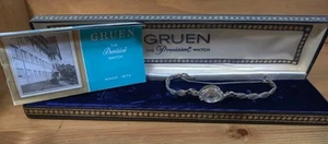 Reloj Mujer GRUEN Vintage 10k RGP Con Estuche y Libro NO FUNCIONA - Imagen 1 de 7