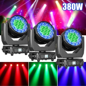 380W LED Zoom Moving Head Stage Light RGBW DMX Beam Wash Lighting DJ Disco Show - Picture 1 of 22