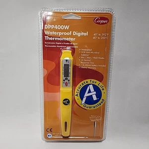 New Cooper-Atkins DPP400W Waterproof Pen Style Digital Kitchen Thermometer - Picture 1 of 5