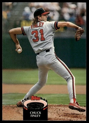1992 Stadium Club #315 Chuck Finley Angels - Image 1 of 2