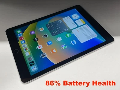 Apple iPad 5th Gen 32GB (Wi-Fi + Unlocked) 9.7 in - Gray - A1823 - Good Cond - Image 1 of 4