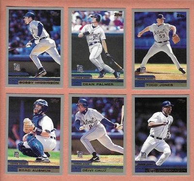 Juego del equipo Topps Detroit Tigers 2000 incluye tarjeta de selección del draft de Eric Munson Foto 1 de 2