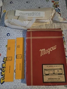 MEGOW HO Railroad Car Body Kit Refrigerator Car w/Box Q1-Q20 Vintage - Picture 1 of 4