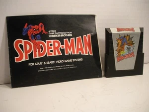 Vintage Atari 2600 Game Cartridge Spider-Man & Green Goblin w/ Manual 1983 - Picture 1 of 5