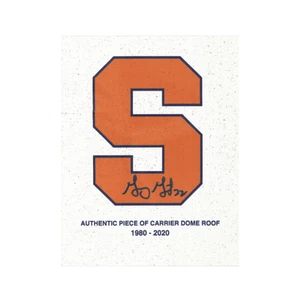 Pieza de cúpula autografiada Gary Gait Syracuse 11x14 techo naranja S (Steiner CX) - Imagen 1 de 1