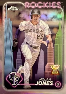 2024 Topps Chrome Fanatics Fest #240 Nolan Jones Big Apple - Bild 1 von 4