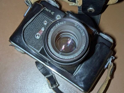 Obiettivo Helios 44M-4 58mm f2 attacco M42,  Zenit E, cover Vintage  - Imagen 1 de 4