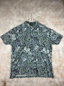 Polo Bad Birdie adulto uomo 2XL manica corta floreale performance elasticizzata golf - Foto 1 di 11