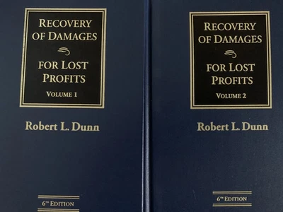 2023 Recovery of Damages for Lost Profits 6th FULL SET R.L.  DUNN as New - Image 1 of 4