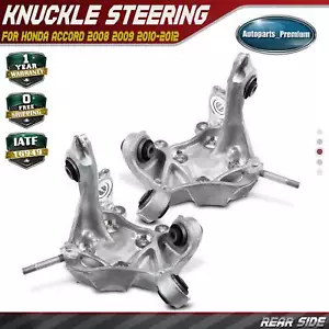 2x Rear Left & Right Steering Knuckle for Honda Accord 2008-2012 L4 2.4L V6 3.5L - Picture 1 of 8