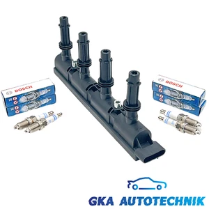 Zündspule + 4x BOSCH Zündkerze für Opel Astra J Corsa D E Insignia A - Bild 1 von 11