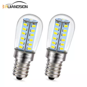 Ruiandsion E12 LED Bulb Chandelier Light Fireplace Light 110V/220V White - Picture 1 of 10