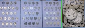 HARRIS COIN BOOK 1962-1995 JEFFERSON NICKELS COMPLETE hr ALL 65 - Picture 1 of 3
