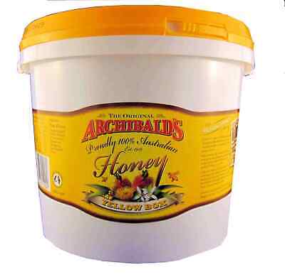Yellow Box Honey, 3 Kilo Tub, Free Shipping, Archibalds, 100% Australian Honey • 64.95$