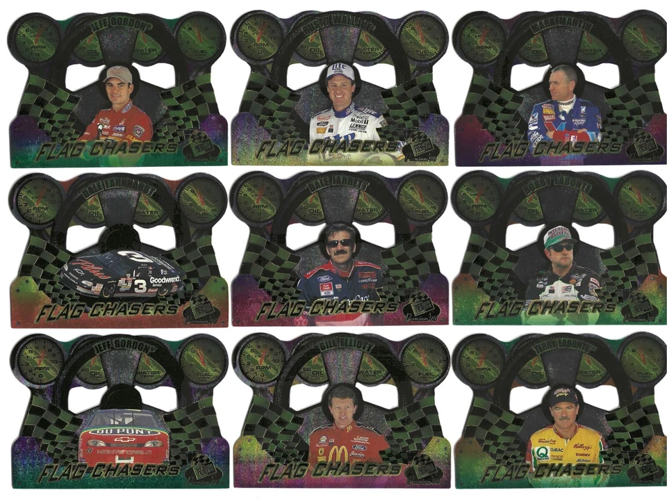 1998 Premium FLAG CHASERS #FC4 Mark Martin--ONE CARD ONLY! - Image 1 of 3