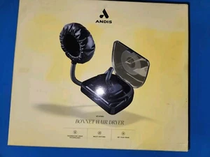 ANDIS 80745 Ionic Professional Bonnet Hair 500w Dryer Black 40" Flex Hose - Picture 1 of 6