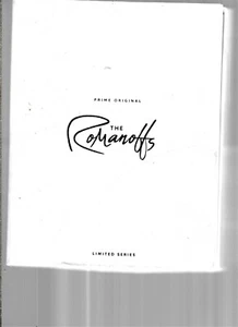 THE ROMANOFFS 2018 EMMY SCREENER WITH SCRIPT,PROMO PRESS KIT,35 SHOW PHOTOS - Picture 1 of 3