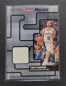 2007-08 Bowman Relics Tony Parker Relic Card #BR-TP Spurs - Picture 1 of 2