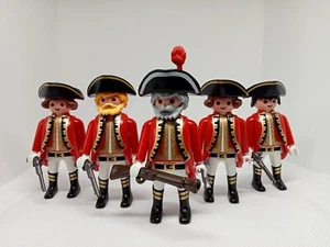 Playmobil English Guard History Pirates Lot 5 Figures bundle H - Foto 1 di 7