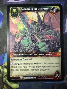 World of Warcraft TCG Timewalkers 25/30 Mannoroth the Destructor - Picture 1 of 2