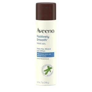 Aveeno Positively Smooth Moisturizing Shave Gel with Soy, Aloe & Vitamin E - Picture 1 of 7