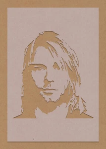 Plantilla Kurt Cobain Celebrity Rock Star Grunge - Imagen 1 de 1