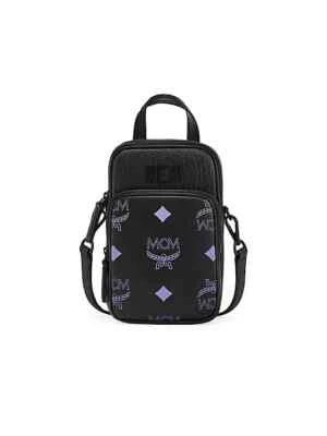 Bolso Bandolera Nuevo con Etiquetas MCM $695 Color Splash Mini Logo, Negro Foto 1 de 4