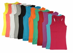 Pajama R Us Women's 12 Pack Racer Back Tank Tops Size S M L XL - Picture 1 of 1