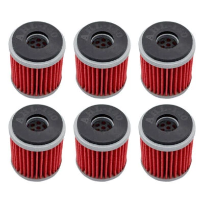 6Pack Oil Filters for Yamaha WR250F YZ250F WR450F YZ450F WR250R XT250 YZF R125  - Image 1 of 4
