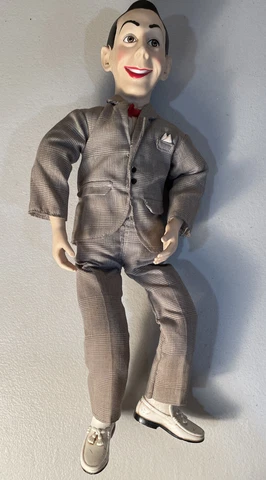 Vintage 1987 Talking PeeWee Herman Pull String 18" Doll Matchbox Toys /Works Cover