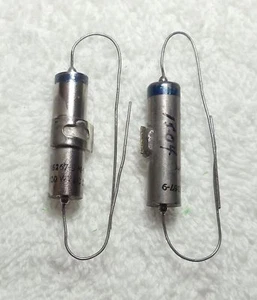 Matched Pair Balco Teflon Film .015uf 100VDC Metal Can Capacitor NOS - Picture 1 of 2