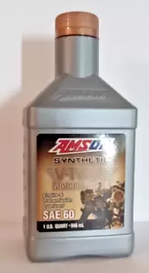 AMSOIL Synthetic V-Twin Motorcycle Oil SAE 60 - Picture 1 of 2