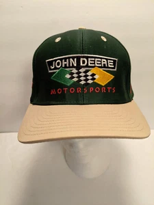 John Deere Motorsports Chad Little Baseball Cap Hat Michigan 1999 Collectible - Picture 1 of 5